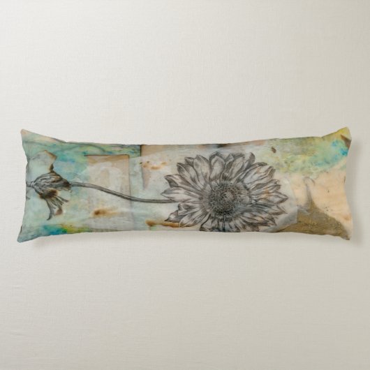 Vellum Floral I Lichaamskussen (Voorkant)