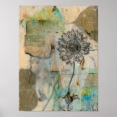 Vellum Floral I Poster (Voorkant)