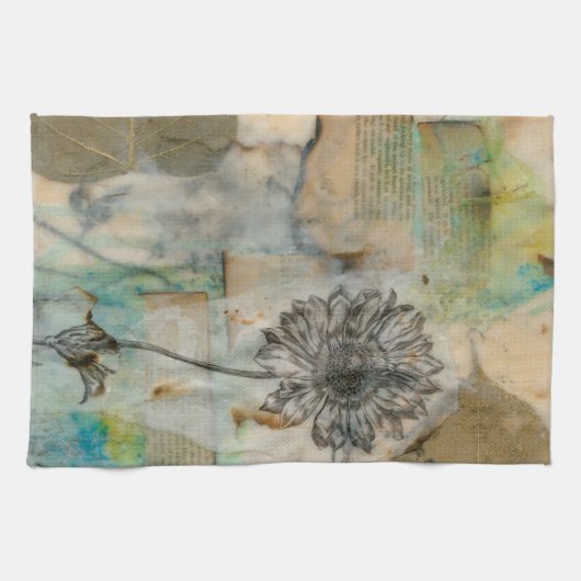 Vellum Floral I Theedoek (Horizontaal)