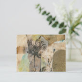 Vellum Floral II Briefkaart (Staand voorkant)