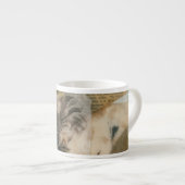 Vellum Floral II Espresso Kop (Voorkant rechts)