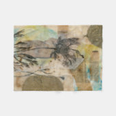 Vellum Floral II Fleece Deken (Voorkant (Horizontaal))