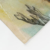 Vellum Floral II Fleece Deken (Hoek)