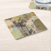 Vellum Floral II Kartonnen Onderzetters (Schuin)