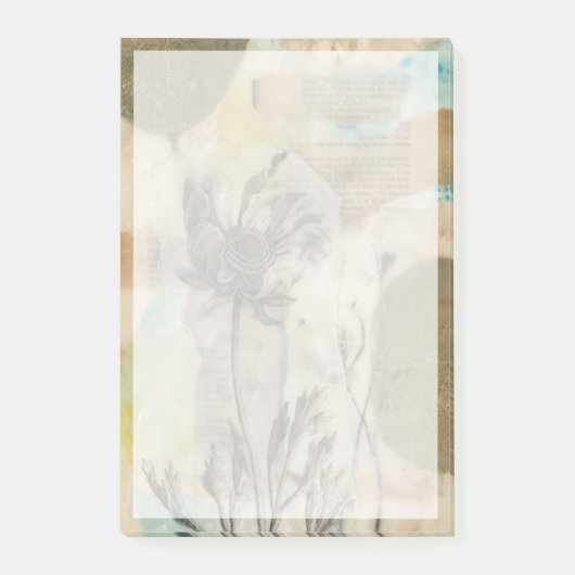Vellum Floral II Post-it® Notes (Voorkant)