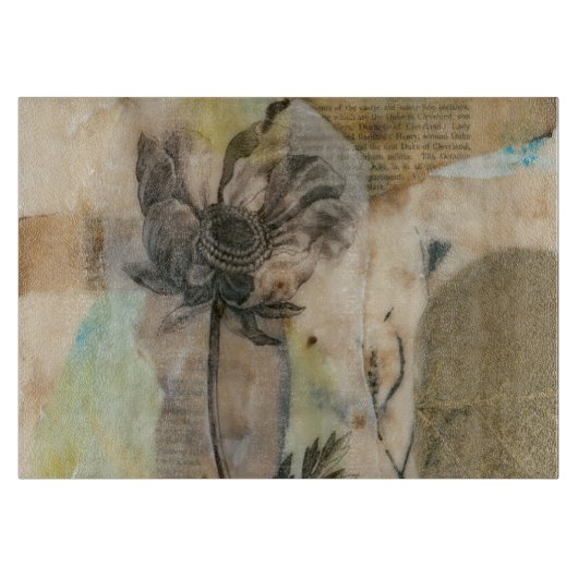 Vellum Floral II Snijplank (Voorkant)