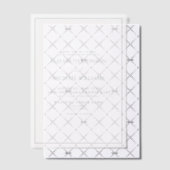 Vellum Formal Dusty Blue Classic Script Wedding Uitnodigingen (Offset (Uitnodiging))