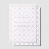 Vellum Formal Dusty Blue Classic Script Wedding Vellum Uitnodigingen (Offset (Uitnodiging))