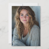 Vellum Foto Achtergrond Verjaardag Kaart (Voorkant)