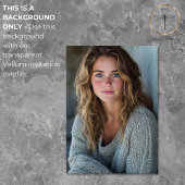 Vellum Foto Achtergrond Verjaardag Kaart