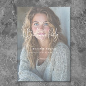 Vellum Foto Achtergrond Verjaardag Kaart