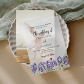 Vellum foto bruiloft achtergrond kaart