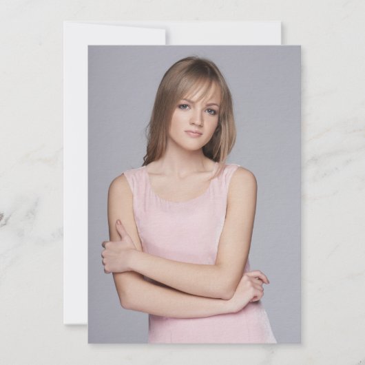 Vellum fotoprogramma verjaardag achtergrond kaart (Voorkant)