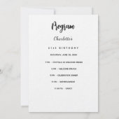 Vellum fotoprogramma verjaardag achtergrond kaart (Achterkant)