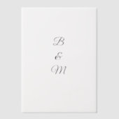 Vellum Hoesje Sheets Uitnodigingen (Voorkant)