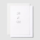 Vellum Hoesje Sheets Uitnodigingen (Offset)