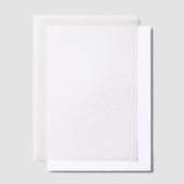 Vellum Overlay Uitnodigingen (Offset)