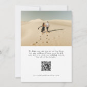 Vellum Overlay Volledige foto Opslaan van de datum Save The Date (Achterkant)
