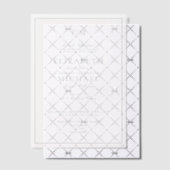 Vellum Sage Green Classic Script Monogram Huwelijk Uitnodigingen (Offset (Uitnodiging))