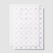 Vellum Sage Green Leafy Crest Monogram Huwelijk Vellum Uitnodigingen (Offset (Uitnodiging))