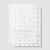 Vellum Simple Classic Floral doen we budget Vellum Uitnodigingen (Offset (Uitnodiging))
