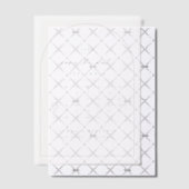 Vellum Sla de datum kalender boog foto overlay Vellum Uitnodigingen (Offset (Uitnodiging))