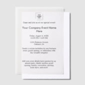 Vellum Zakelijk Event Branding Design Uitnodigingen (Offset)
