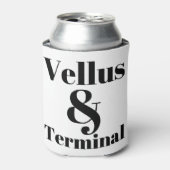 Vellus & terminal kan gezellig blikjeskoeler (Blikje Voorkant)