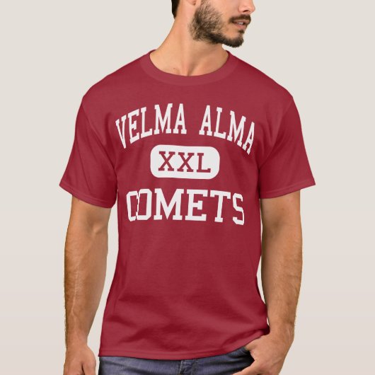 Velma Alma - Comets - Middle - Velma Oklahoma T-shirt (Voorkant)