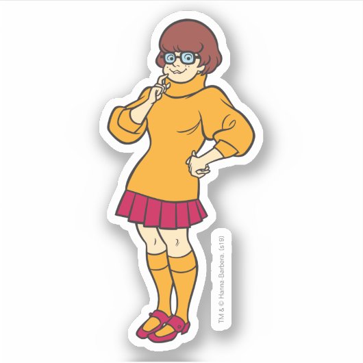 Velma lost het Hoesje op Sticker (Voorkant)