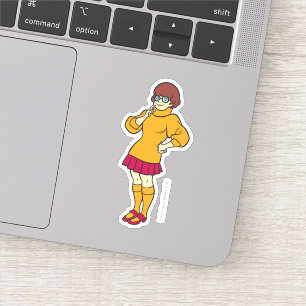 Velma lost het Hoesje op Sticker