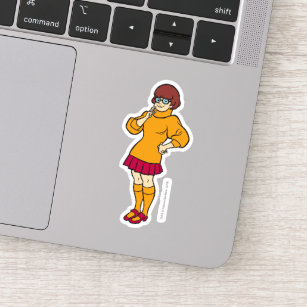 Velma lost het Hoesje op Sticker