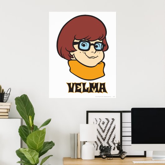 Velma Name Graphic Poster (Thuiskantoor)