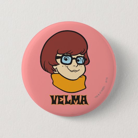 Velma Name Graphic Ronde Button 5,7 Cm (Voorkant)