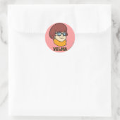 Velma Name Graphic Ronde Sticker (Tas)