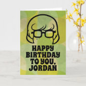 Velma "Slimmer dan Grafisch u" Kaart (Gele Bloem)