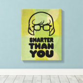 Velma "slimmer dan jij" Grafisch Canvas Afdruk (Insitu (Houten vloer))