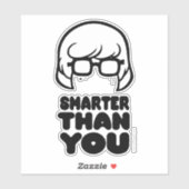 Velma "slimmer dan jij" Grafisch Sticker (Vel)