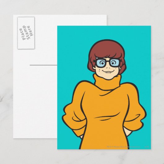 Velma Standing Briefkaart (Voorkant / Achterkant)