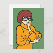 Velma Thinking Briefkaart (Voorkant / Achterkant)