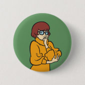 Velma Thinking Ronde Button 5,7 Cm (Voorkant)