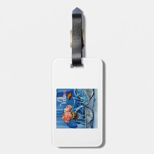 Velo Love Cycling Bagagelabel (Achterkant verticaal)