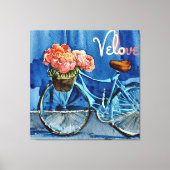 Velo Love Cycling Canvas Afdruk (Voorkant)