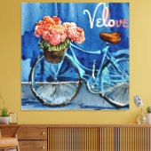Velo Love Cycling Canvas Afdruk (Insitu (Woonkamer))
