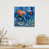 Velo Love Cycling Poster (Keuken)