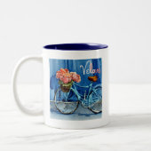 Velo Love Cycling Tweekleurige Koffiemok (Links)