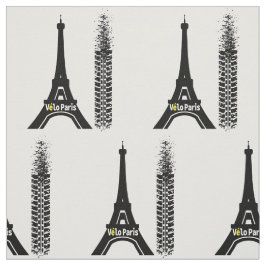 Velo Paris Bike Eiffel Tower Stof