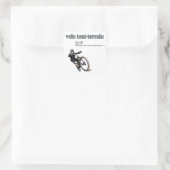 Velo Tout-Terrain Vierkante Sticker (Tas)