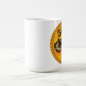 Velocette amber motorfietsen teken koffiemok (Center)