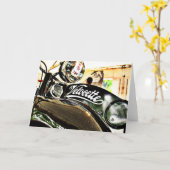 Velocette M Series  motorfiets Kaart (Gele Bloem)